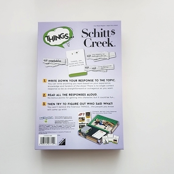 Things  Game The Schitts Creek Edition 4+ Players Ages 14+ - Picture 2 of 8